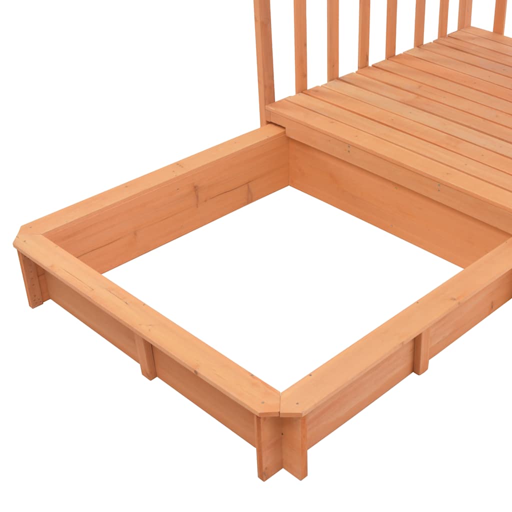 Casetta dei Giochi con Sabbiera in Legno di Abete Blu UV50 - homemem39