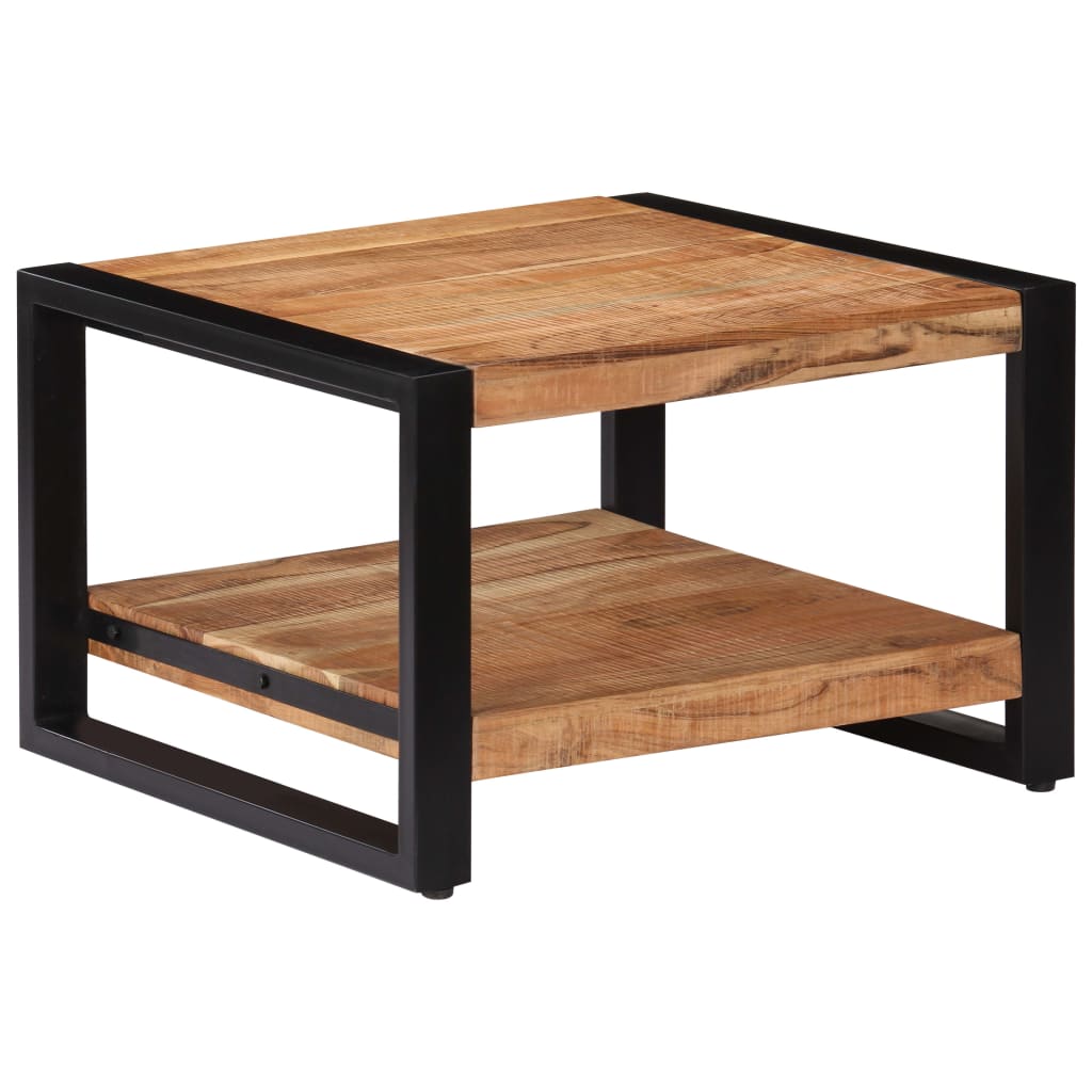 Tavolino da Salotto 60x60x40 cm in Legno Massello di Acacia | homemem39