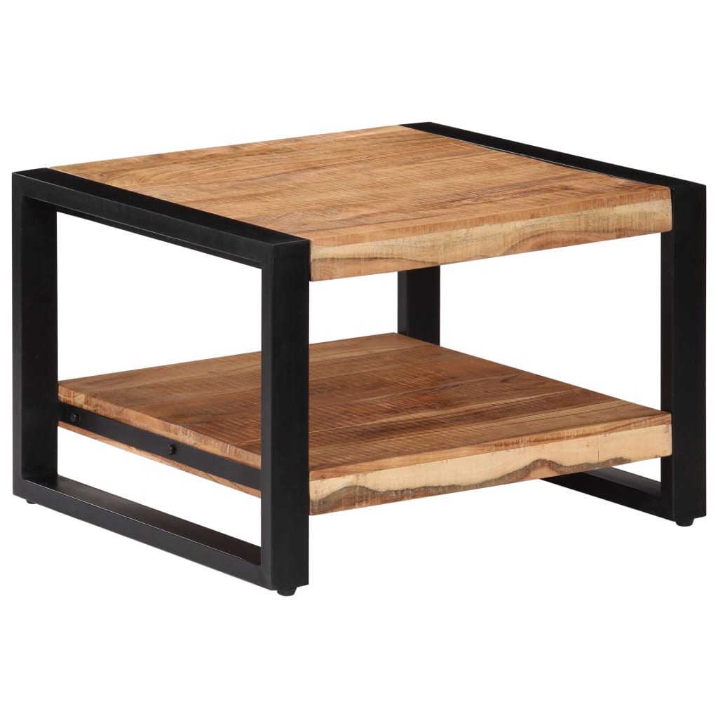 Tavolino da Salotto 60x60x40 cm in Legno Massello di Acacia | homemem39