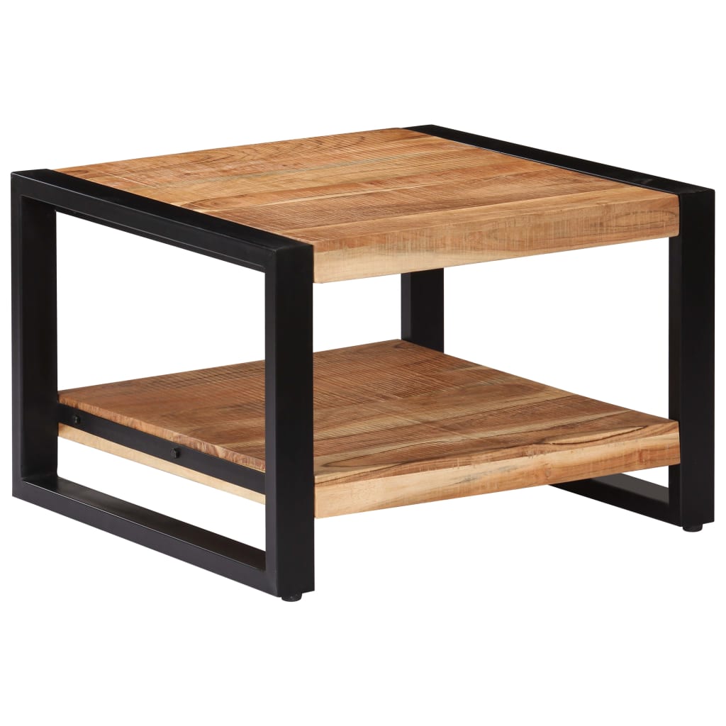 Tavolino da Salotto 60x60x40 cm in Legno Massello di Acacia | homemem39