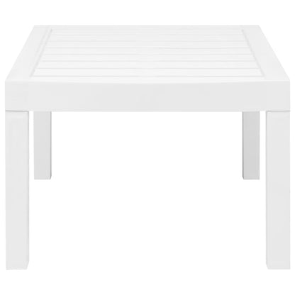 Set Salotto da Giardino 3 pz in Plastica Bianco | homemem39