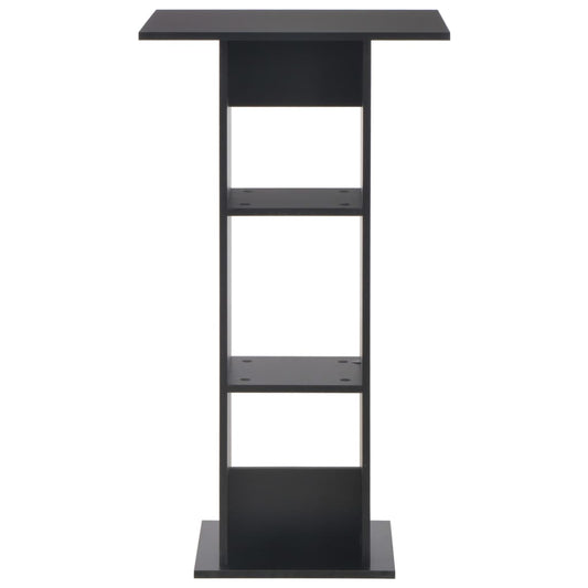 Tavolo da Bar Nero 60x60x110 cm | homemem39