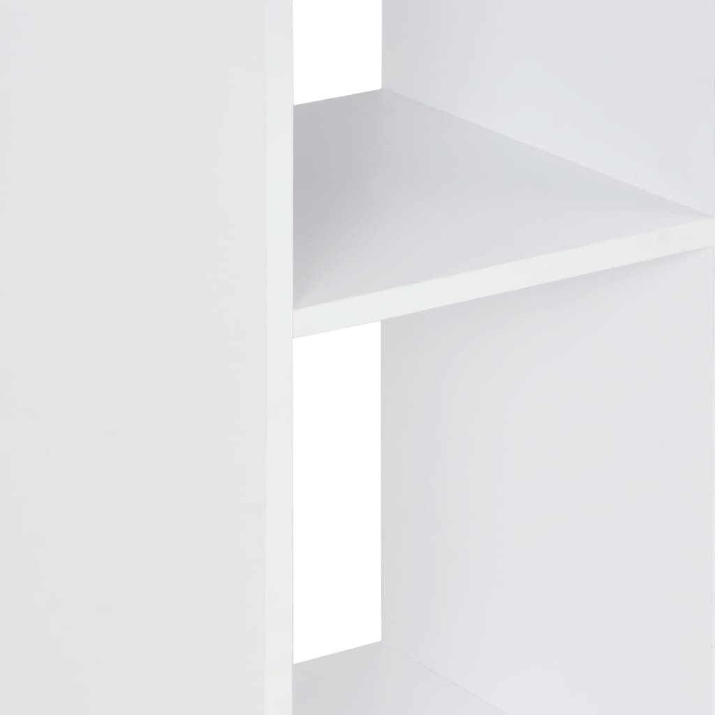 Tavolo da Bar Bianco e Cemento 60x60x110 cm | homemem39