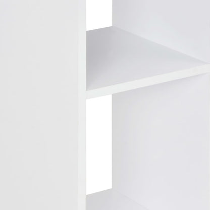 Tavolo da Bar Bianco e Cemento 60x60x110 cm | homemem39