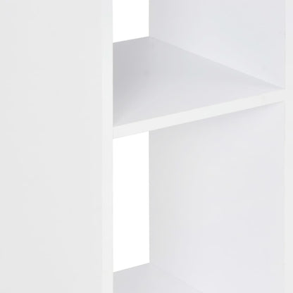 Tavolo da Bar Bianco e Grigio Antracite 60x60x110 cm | homemem39