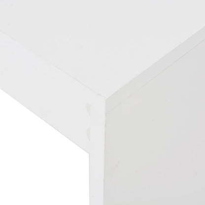 Tavolo da Bar con Ripiano Bianco 110x50x103 cm - homemem39