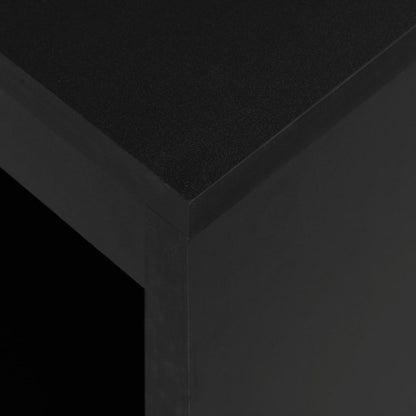 Tavolo da Bar con Ripiano Nero 110x50x103 cm | homemem39