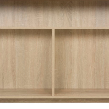 Tavolo da Bar con 2 Piani d'Appoggio Rovere 130x40x120 cm - homemem39