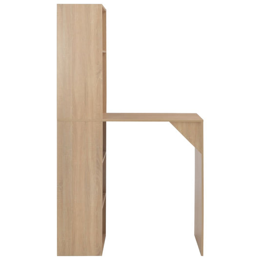 Tavolo da Bar con Mobiletto Rovere 115x59x200 cm | homemem39