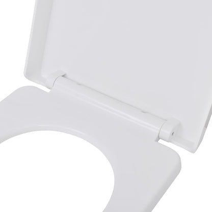 Copriwater a Chiusura Rallentata 2 pz Plastica Bianco - homemem39