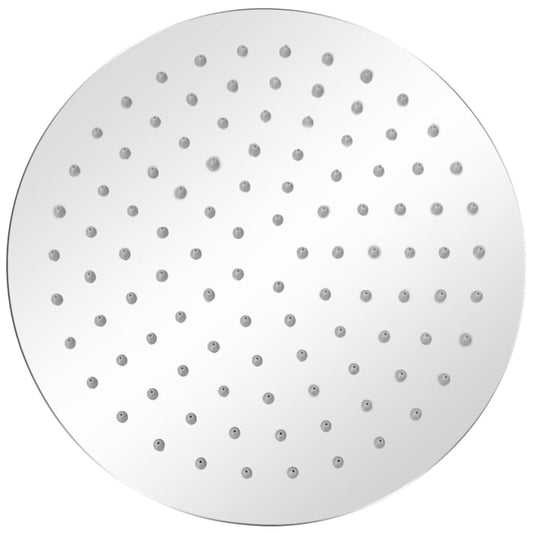 Soffione per Doccia a Pioggia 2pz Acciaio Inossidabile Ø 25 cm - homemem39