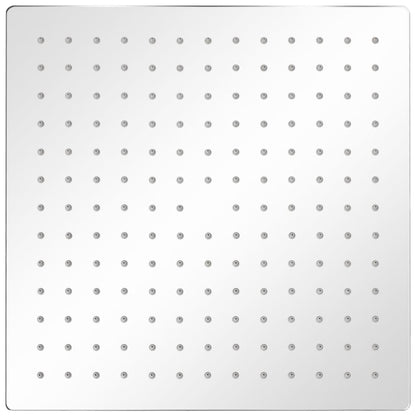 Soffione per Doccia a Pioggia 2 pz Acciaio Inossidabile 30x30cm