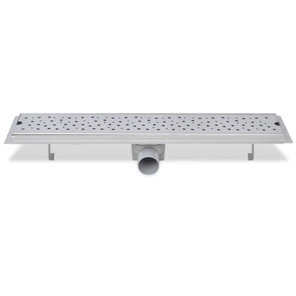 Scarichi Doccia Lineari 2pz Design Bolle 530x140mm Acciaio Inox - homemem39