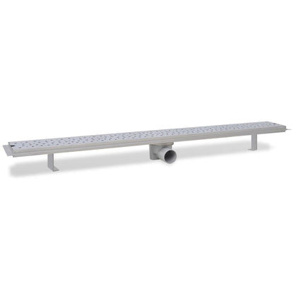 Scarico Doccia Lineare 2pz Design Bolle 1030x140mm Acciaio Inox - homemem39