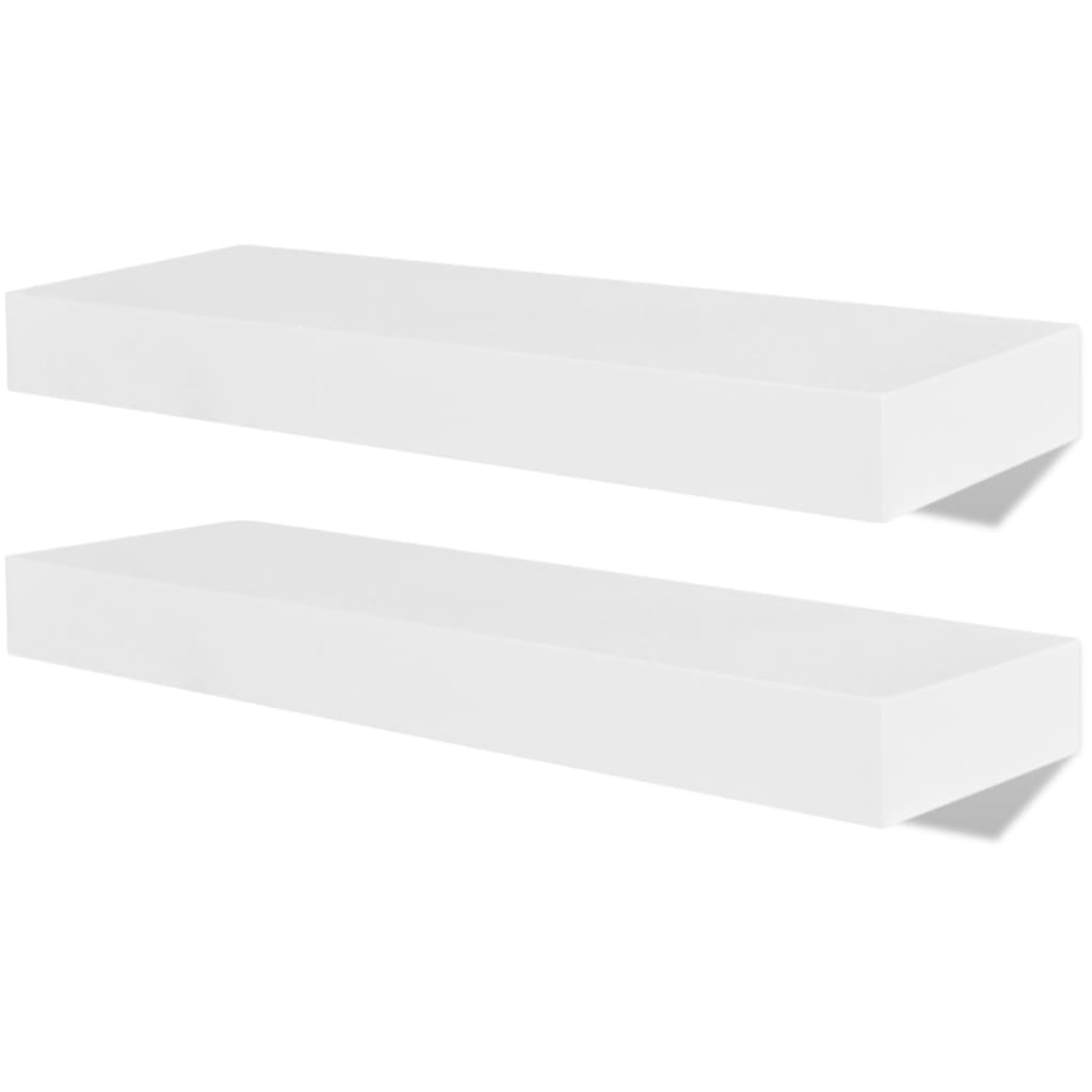 Mensole a Parete 4 pz Bianche 40 cm | homemem39
