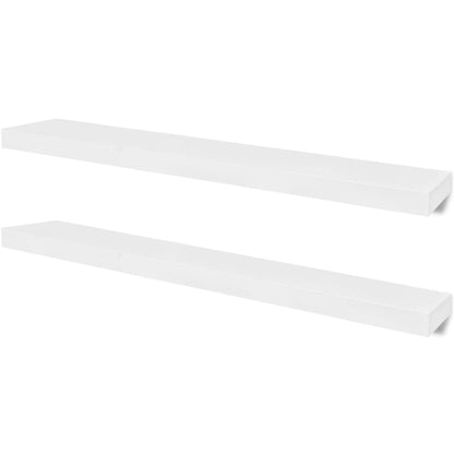 Mensole a Parete 4 pz Bianche 100 cm | homemem39