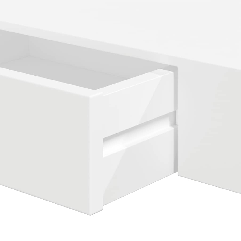 Mensole con Cassetti 2 pz Bianco 48 cm | homemem39