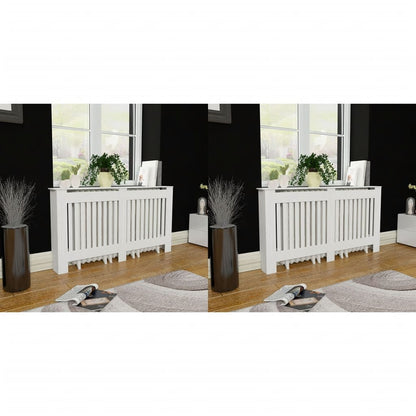 Copritermosifoni 2 pz in MDF 152 cm Bianchi - homemem39