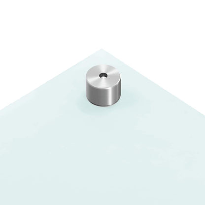 Paraschizzi per Cucina Bianco 90x50 cm in Vetro Temperato