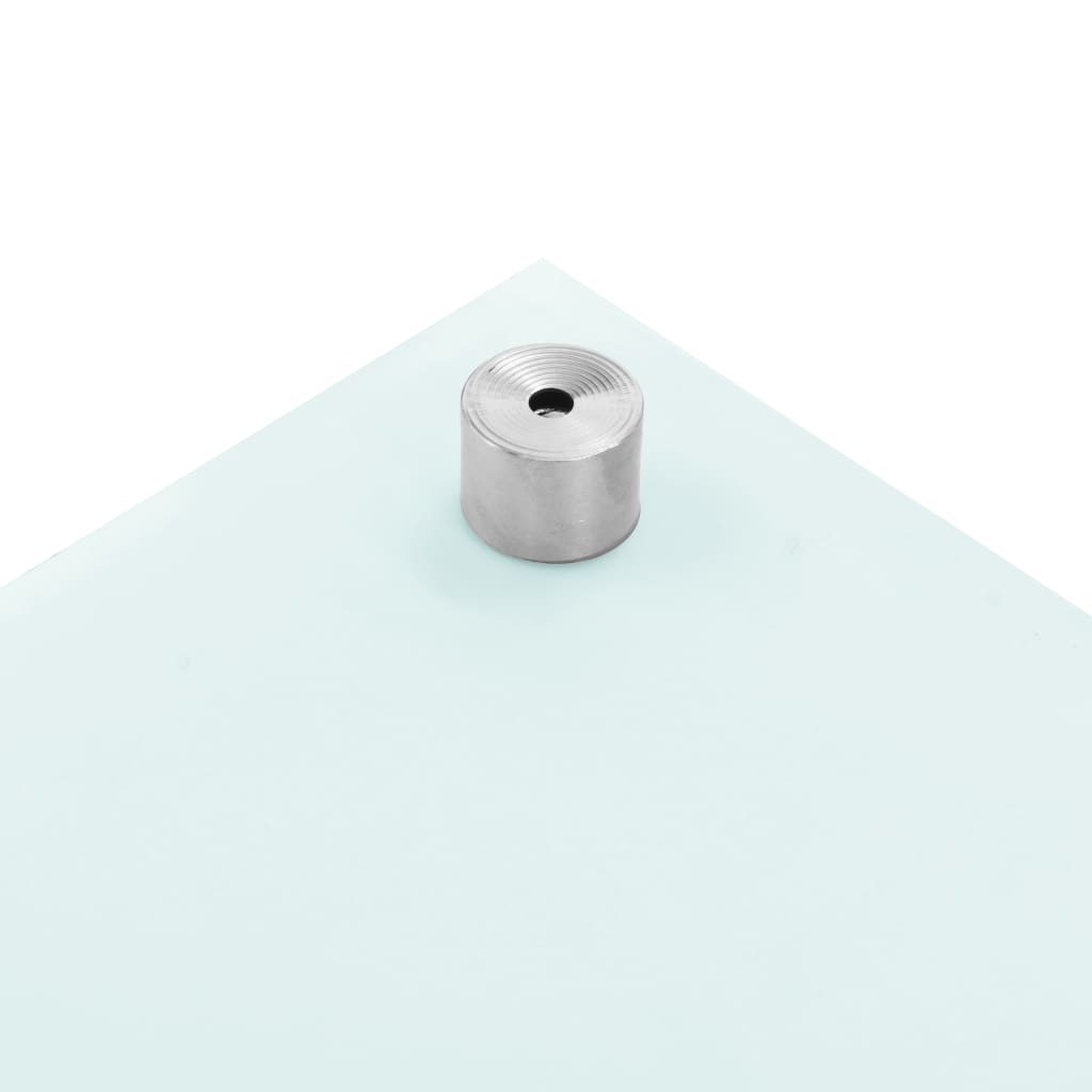 Paraschizzi per Cucina Bianco 100x50 cm in Vetro Temperato