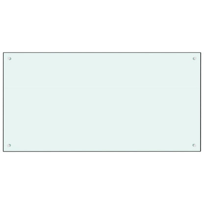Paraschizzi per Cucina Color Latte 120x60 cm in Vetro Temperato | homemem39