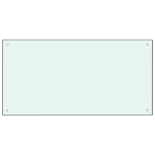 Paraschizzi per Cucina Color Latte 120x60 cm in Vetro Temperato | homemem39