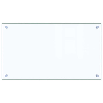 Paraschizzi per Cucina Trasparente 70x40 cm in Vetro Temperato