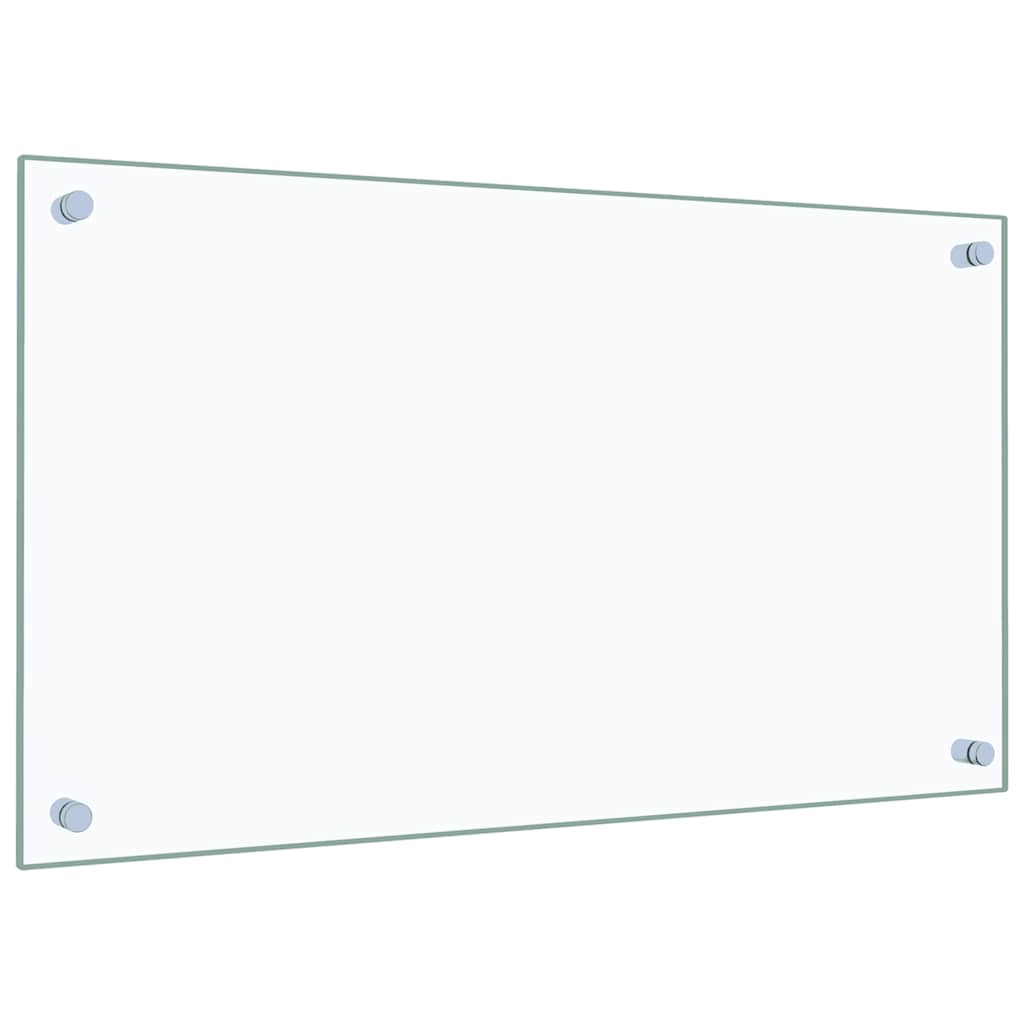 Paraschizzi per Cucina Trasparente 70x40 cm in Vetro Temperato