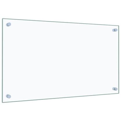 Paraschizzi per Cucina Trasparente 70x40 cm in Vetro Temperato