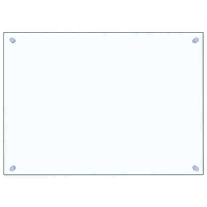 Paraschizzi per Cucina Trasparente 70x50 cm in Vetro Temperato