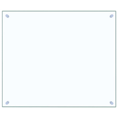 Paraschizzi per Cucina Trasparente 70x60 cm in Vetro Temperato
