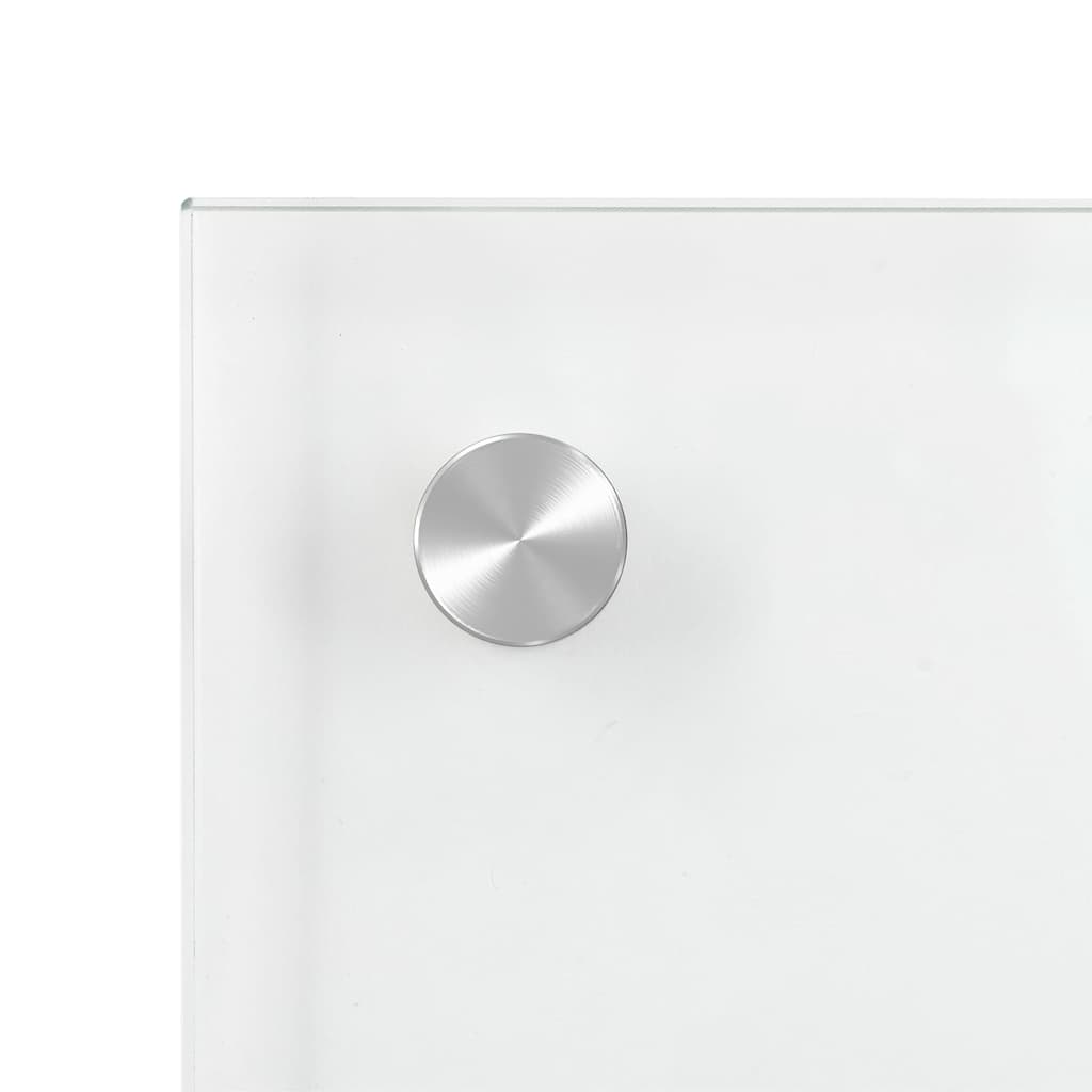 Paraschizzi per Cucina Trasparente 80x40 cm in Vetro Temperato