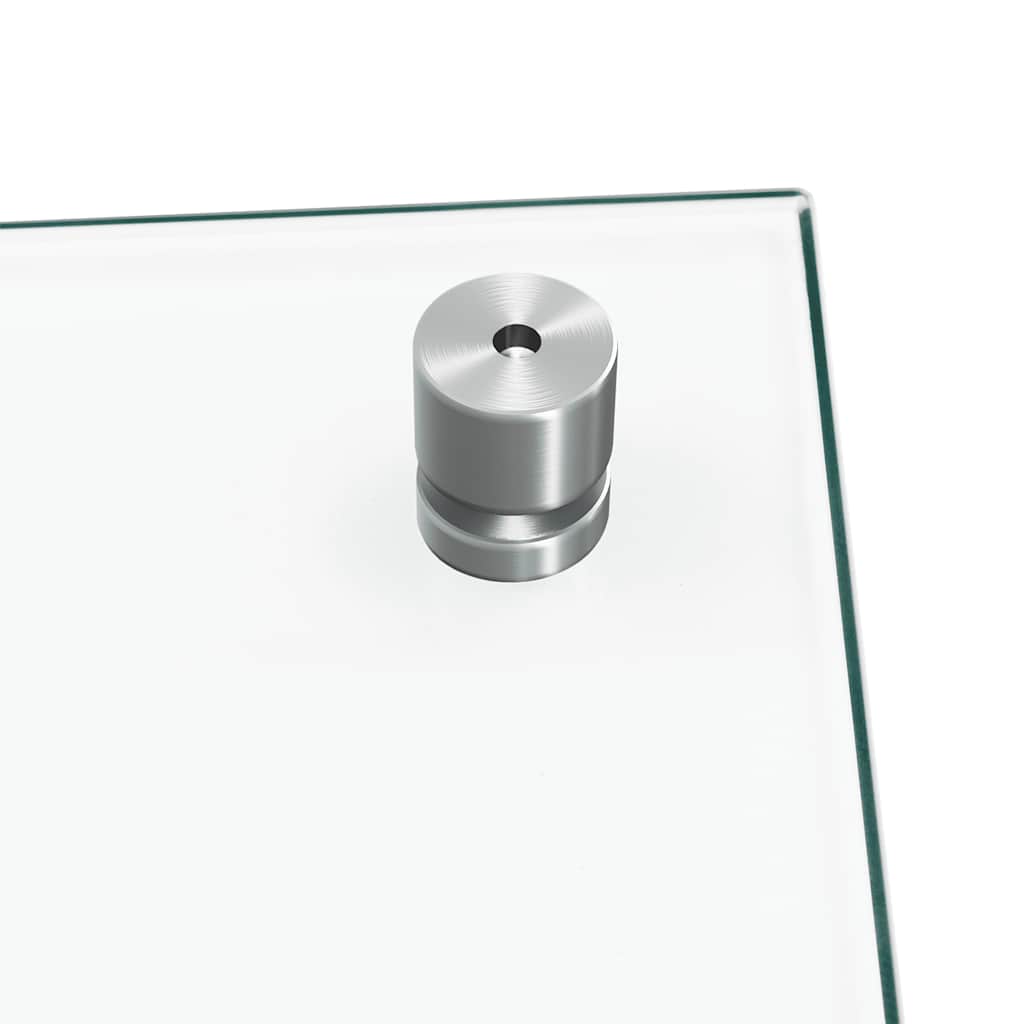 Paraschizzi per Cucina Trasparente 80x50 cm in Vetro Temperato