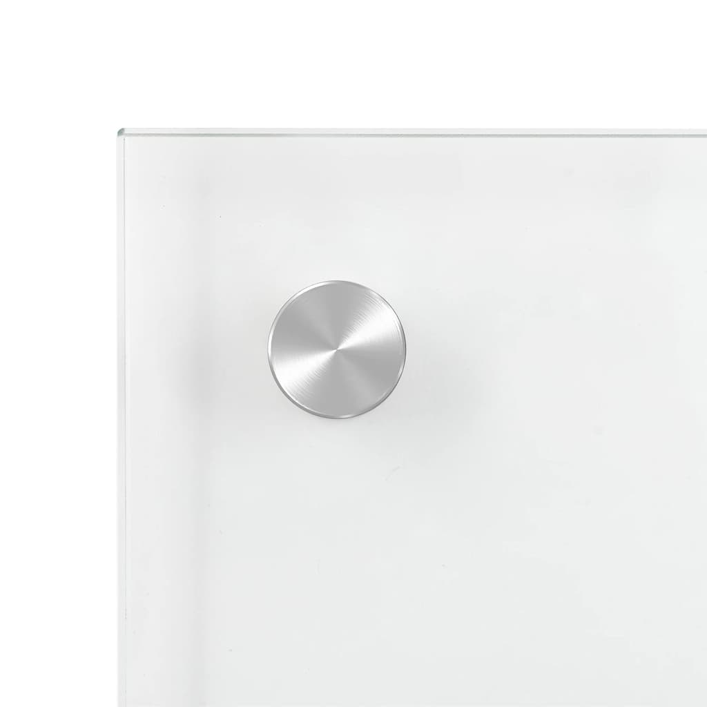 Paraschizzi per Cucina Trasparente 80x50 cm in Vetro Temperato