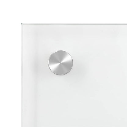 Paraschizzi per Cucina Trasparente 80x50 cm in Vetro Temperato