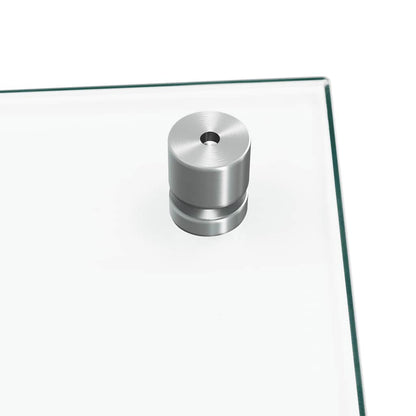 Paraschizzi per Cucina Trasparente 80x60 cm in Vetro Temperato