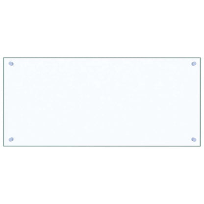 Paraschizzi per Cucina Trasparente 90x40 cm in Vetro Temperato