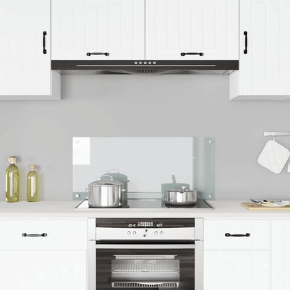 Paraschizzi per Cucina Trasparente 90x40 cm in Vetro Temperato