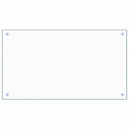 Paraschizzi per Cucina Trasparente 90x50 cm in Vetro Temperato