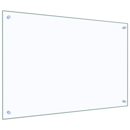 Paraschizzi per Cucina Trasparente 90x60 cm in Vetro Temperato