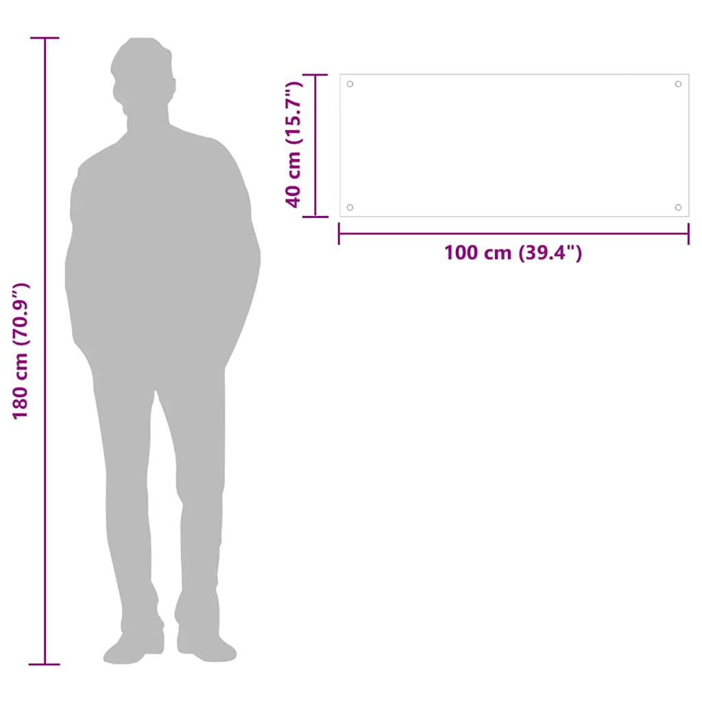 Paraschizzi per Cucina Trasparente 100x40 cm in Vetro Temperato