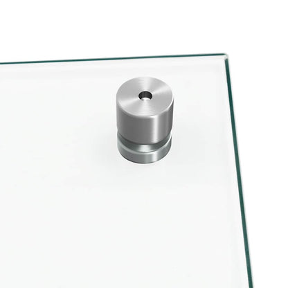 Paraschizzi per Cucina Trasparente 100x50 cm in Vetro Temperato