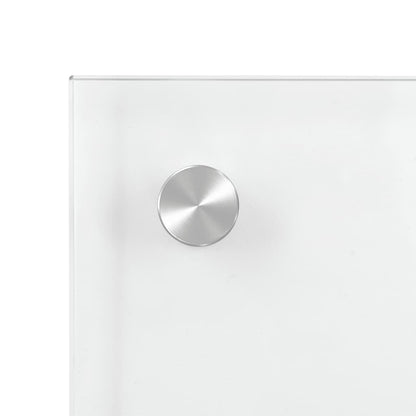 Paraschizzi per Cucina Trasparente 100x50 cm in Vetro Temperato