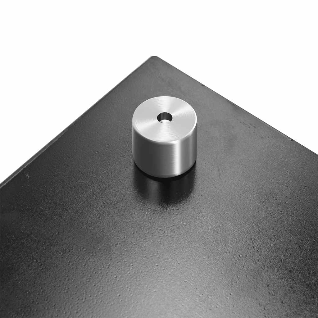 Paraschizzi per Cucina Nero 80x40 cm in Vetro Temperato