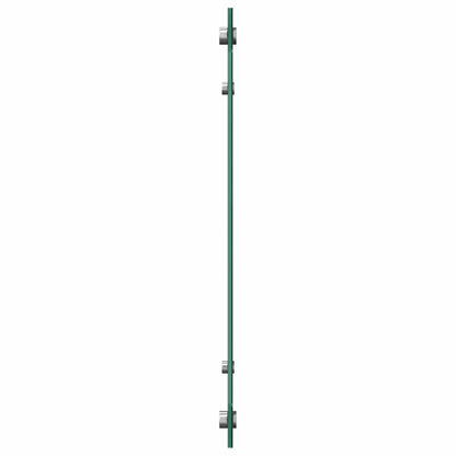 Paraschizzi per Cucina Nero 80x60 cm in Vetro Temperato