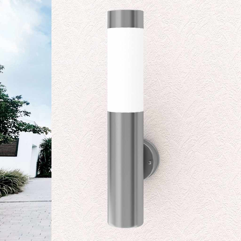 Lampada da Parete RVS per Interni ed Esterni Impermeabile