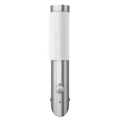 Lampioncino moderno in acciaio inox, sensore di movimento - homemem39