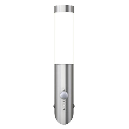 Lampioncino moderno in acciaio inox, sensore di movimento - homemem39