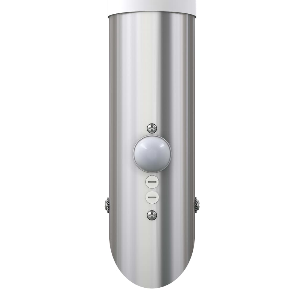 Lampioncino moderno in acciaio inox, sensore di movimento - homemem39