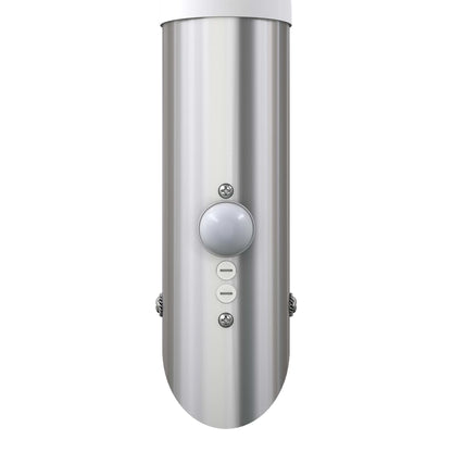 Lampioncino moderno in acciaio inox, sensore di movimento - homemem39